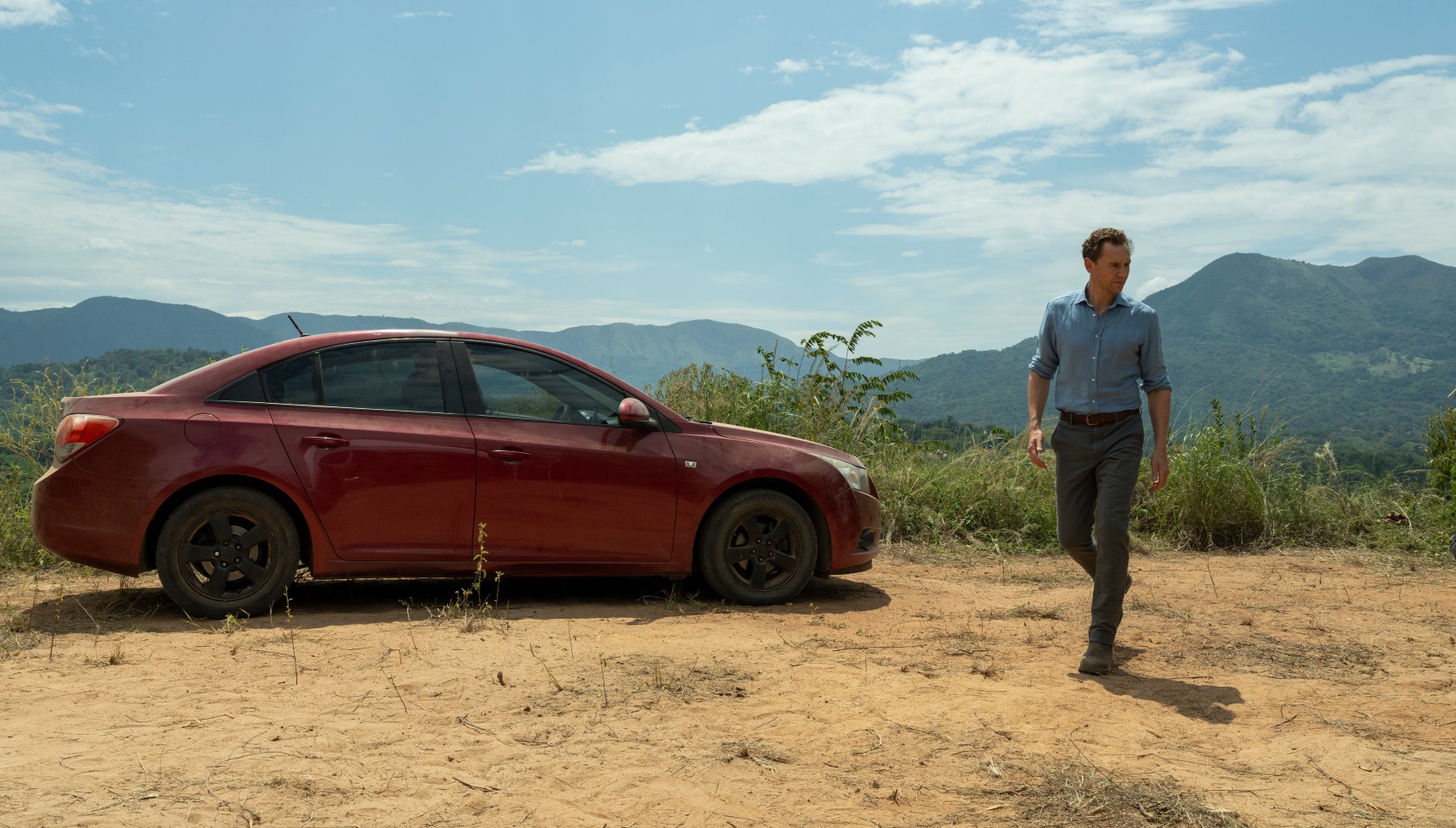 Tom Hiddleston as Jonathan Pine in The Night Manager 