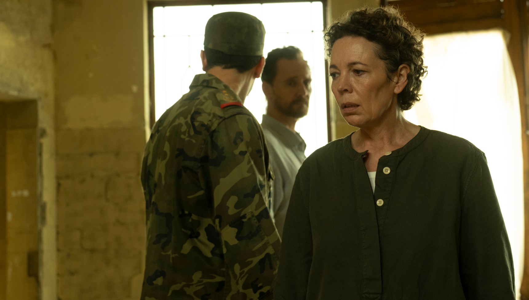 Olivia Colman as Angela Burr in The Night Manager series 2