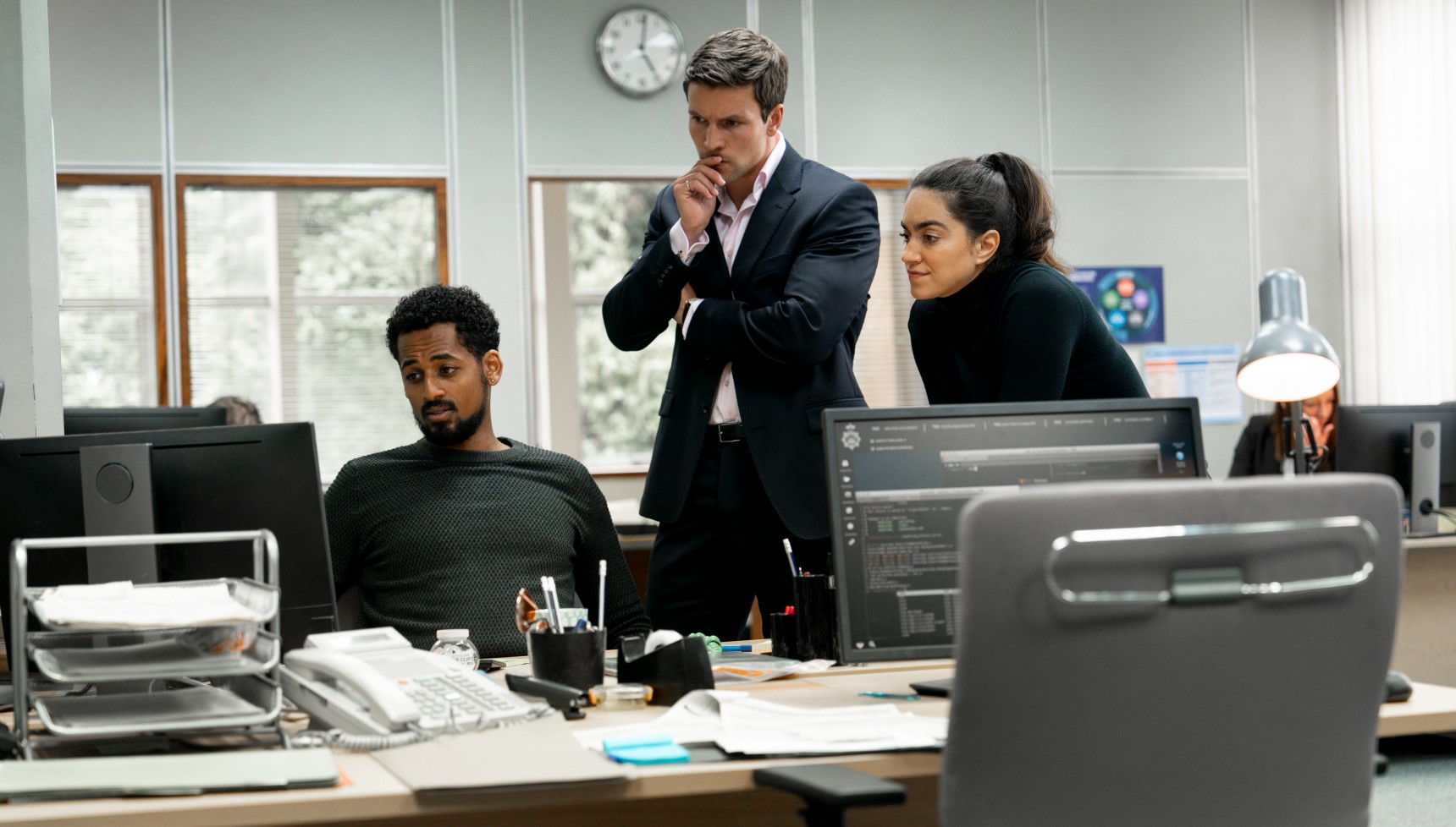 Lynley police squad working on a case