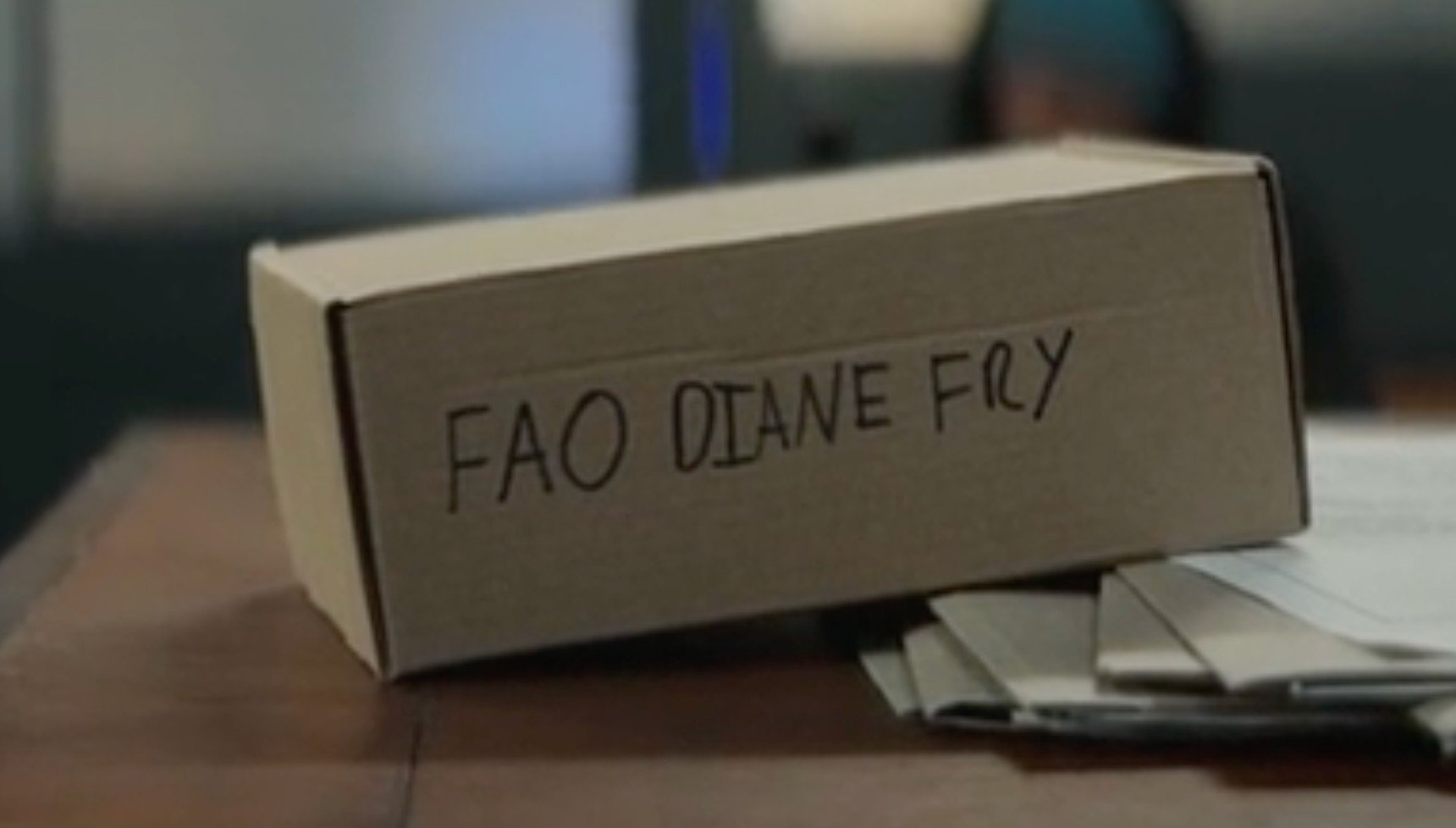 Parcel left for DC Diane Fry in Cooper & Fry