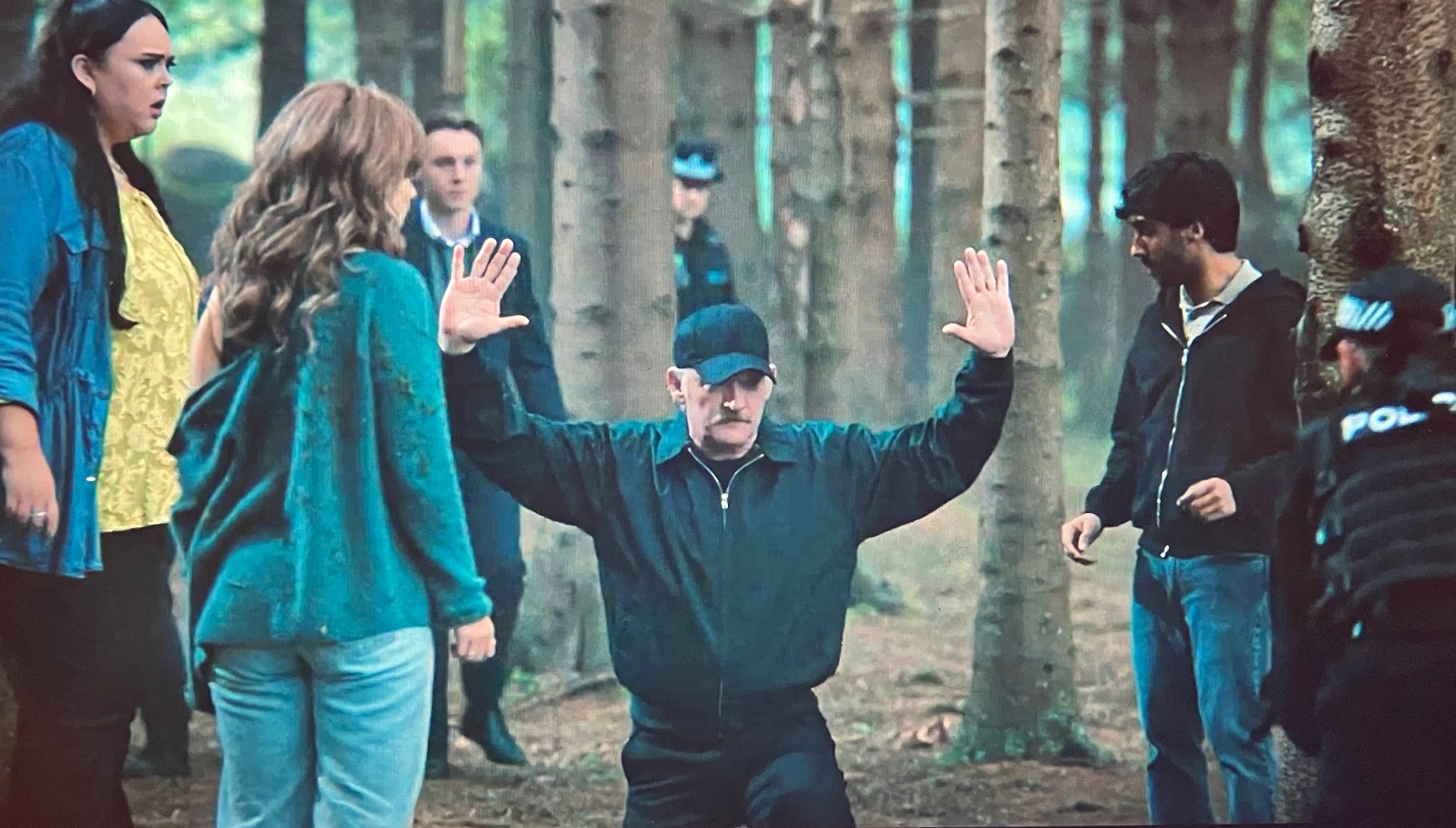 Police arrested Steve in The Revenge Club ending