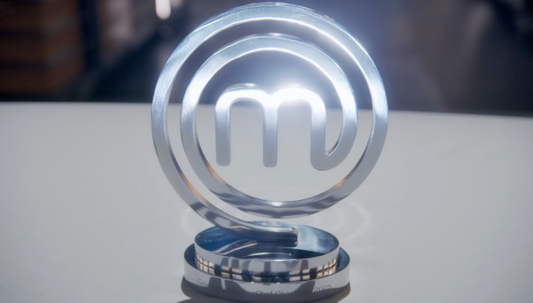 The Celebrity Masterchef 2025 trophy