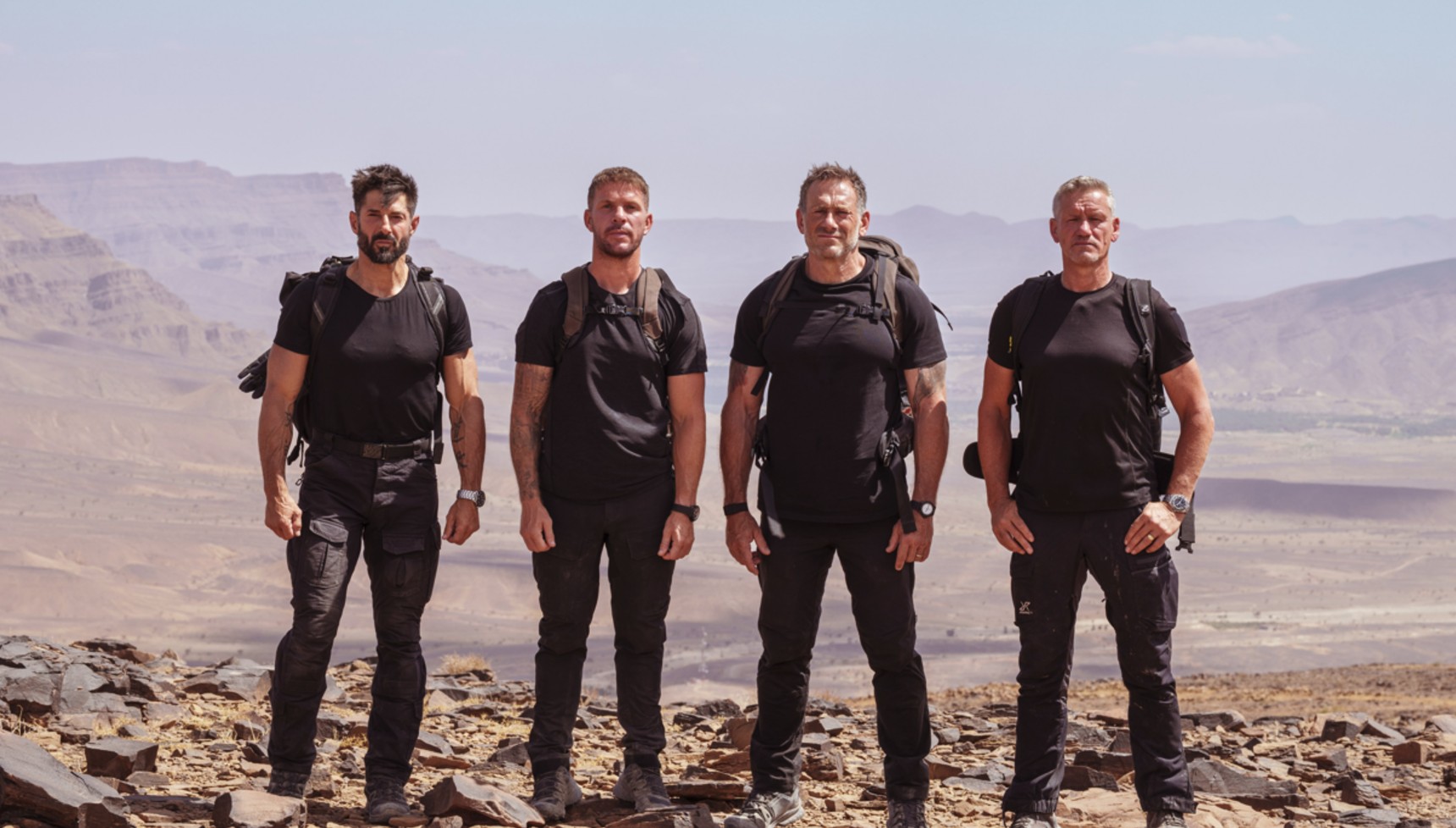 The instructors for Celebrity SAS: Who Dares Wins North Africa