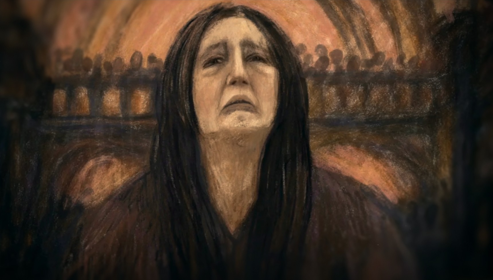 Erin Patterson's courtroom sketch