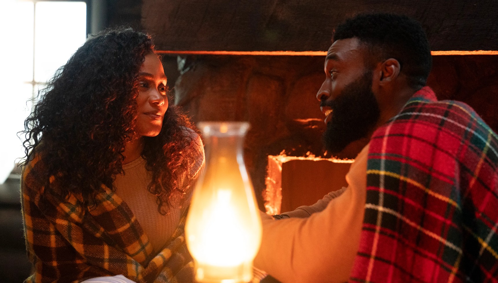 Shannon Thornton and Tosin Morohunfola in Finding Joy