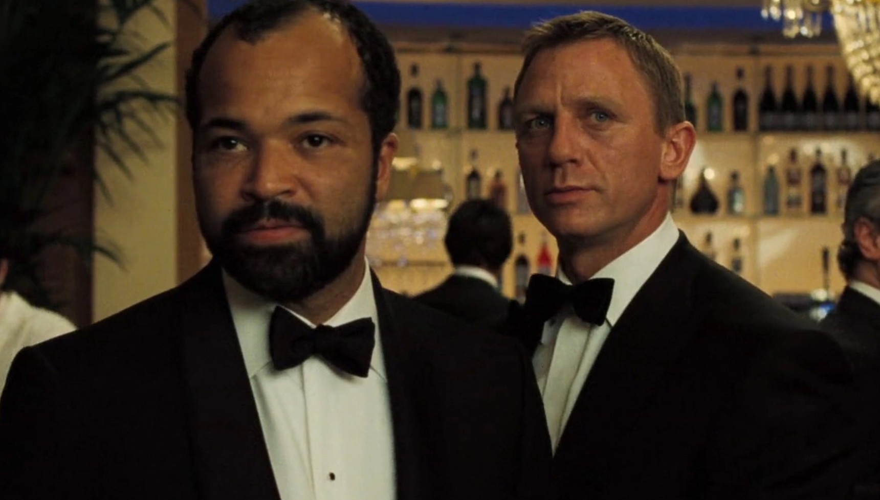 Jeffrey Wright and Daniel Craig in Casino Royale