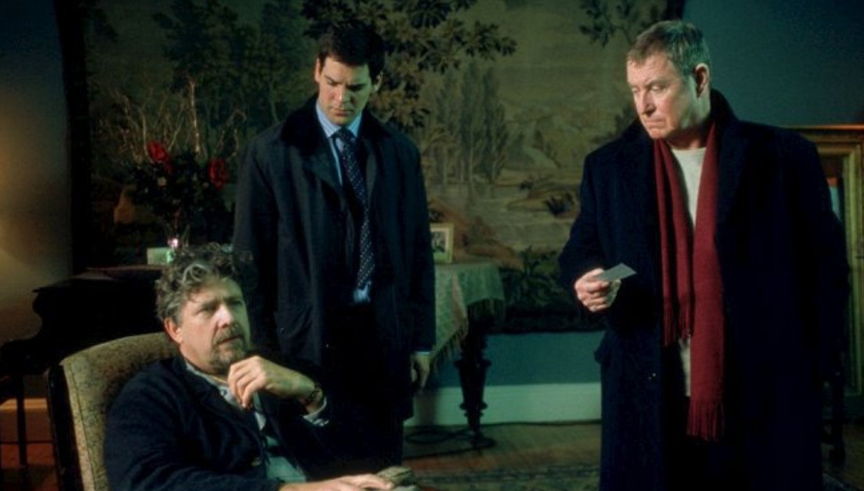 John Nettles, John Hopkins, and Philip Quast in the Midsomer Murders Christmas special