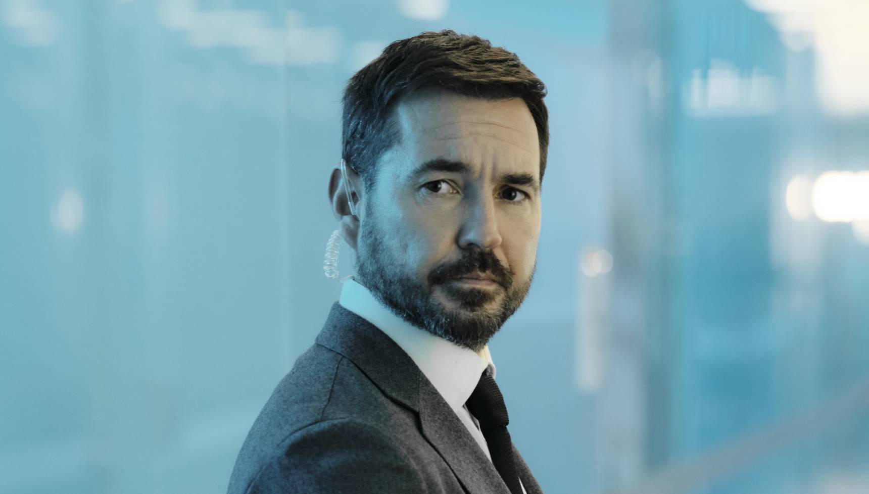 Close up of Martin Compston as Brody in Red Eye series 2
