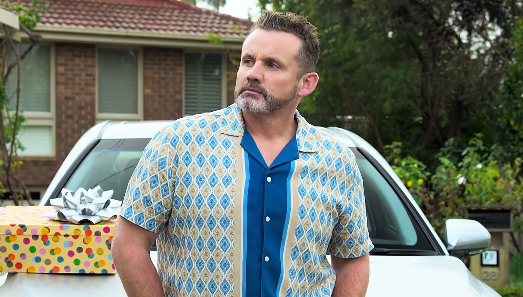 Ryan Moloney in character as Toadie in Neighbours
