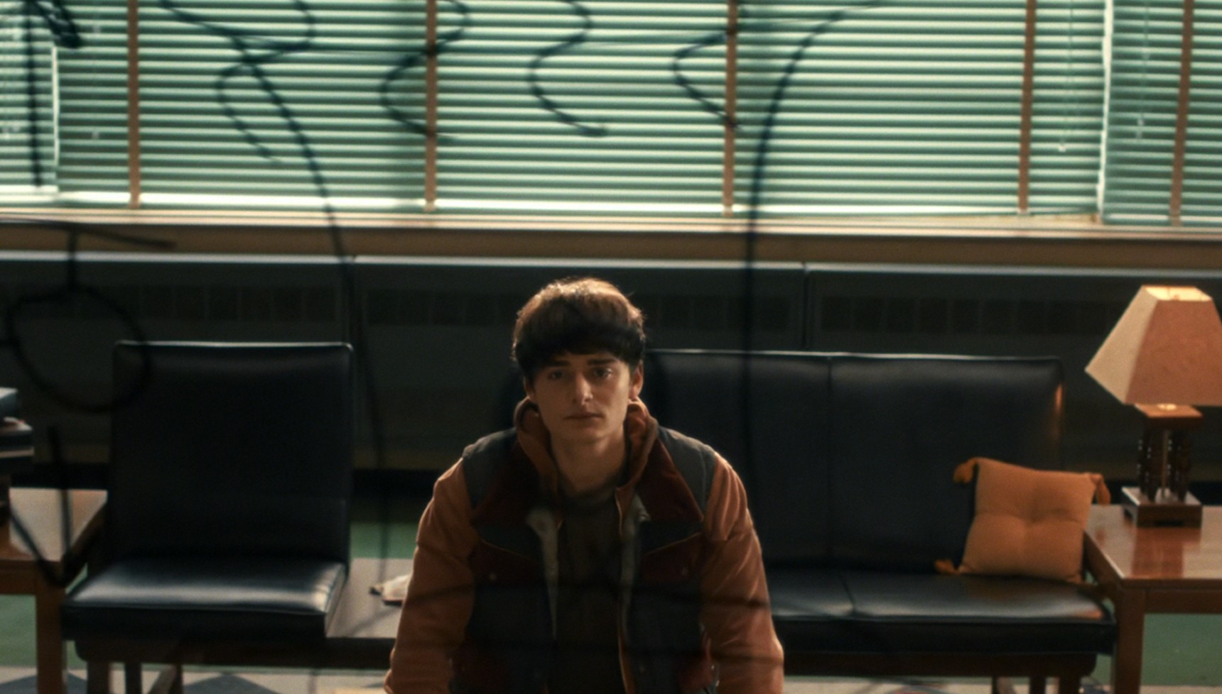 Will sitting in front of the wormhole diagram in Stranger Things season 5 volume 2