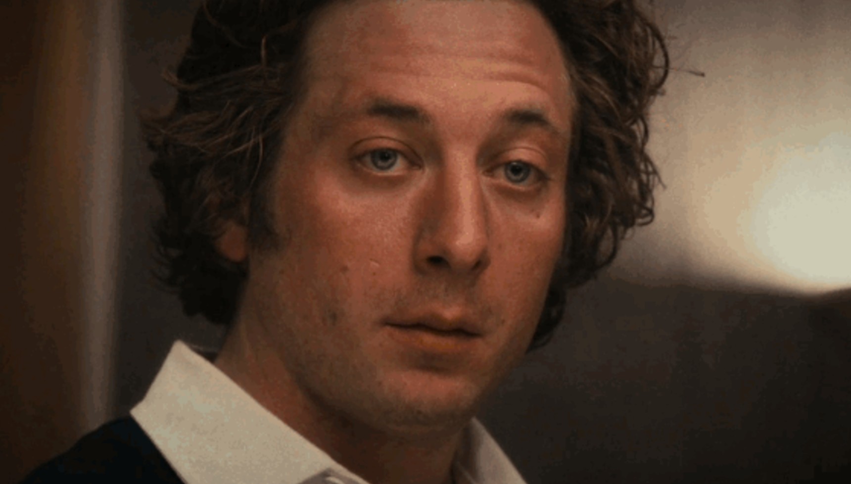 Carmy looking stressed in The Bear