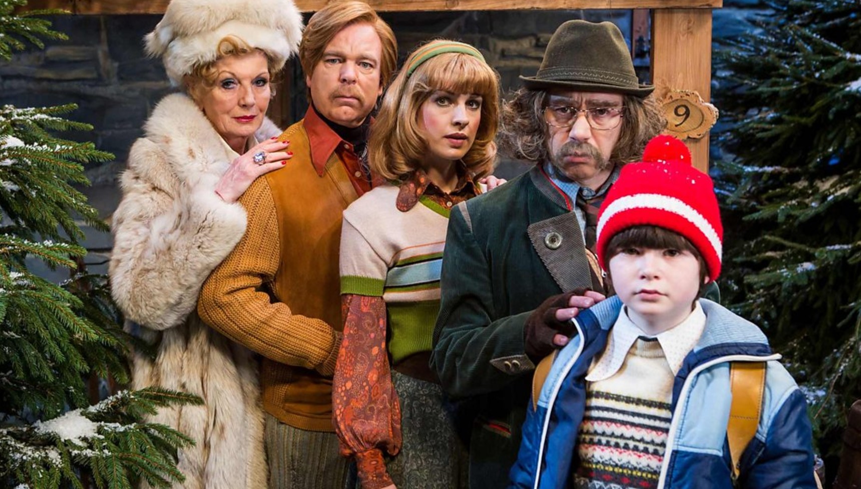 The cast of Inside No 9's The Devil of Christmas