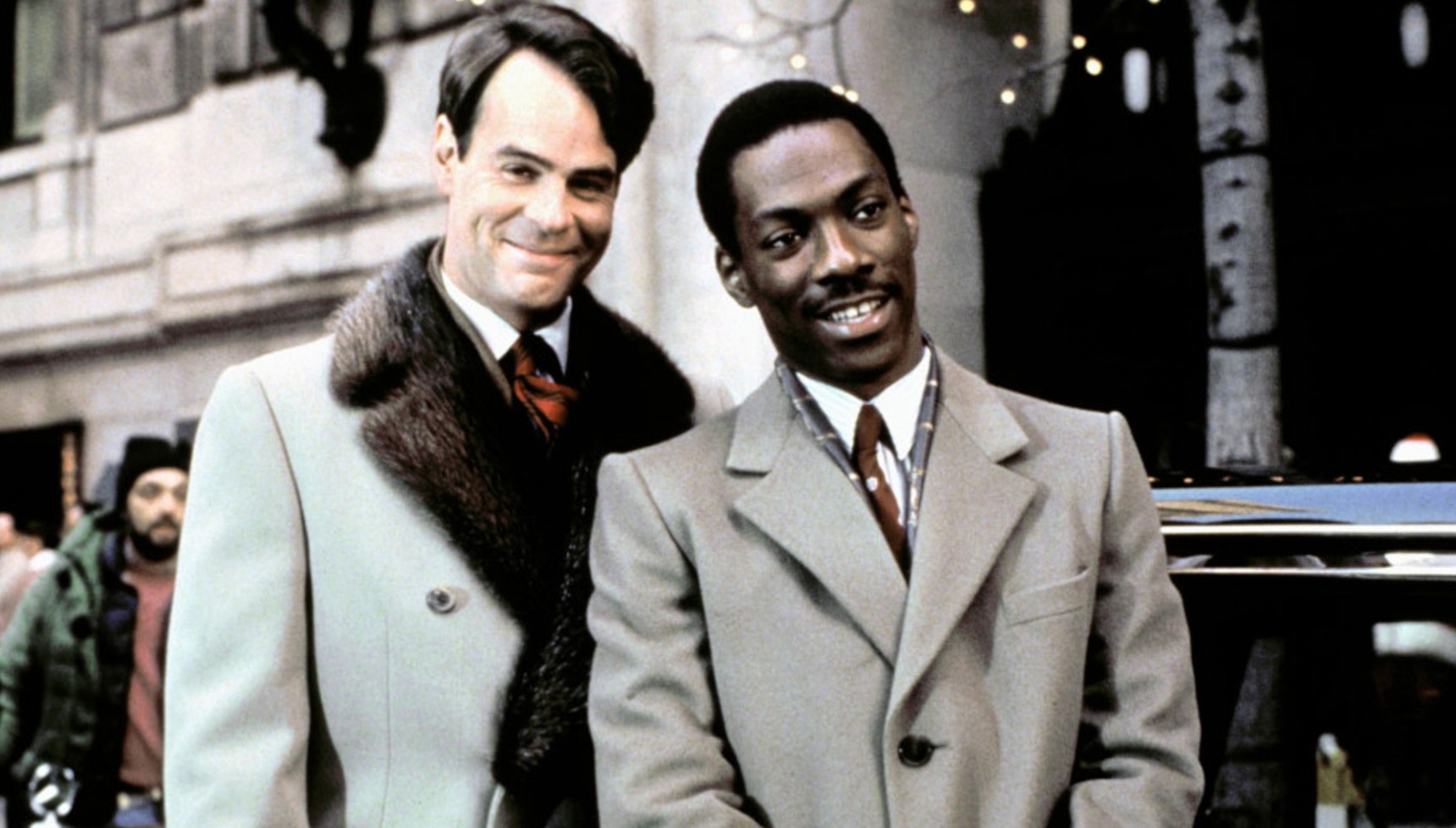Dan Aykroyd and Eddie Murphy in Trading Places