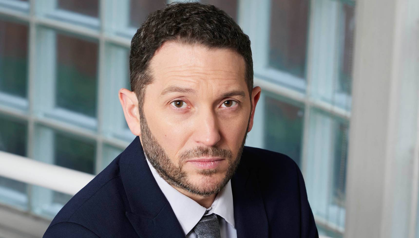 Close up of Darius (Jon Richardson) in Waterloo Road