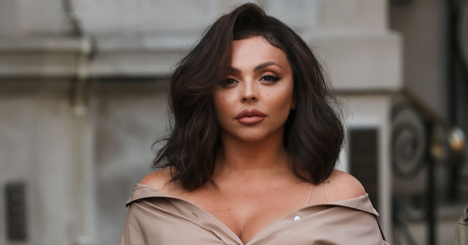 Jesy Nelson looking in front