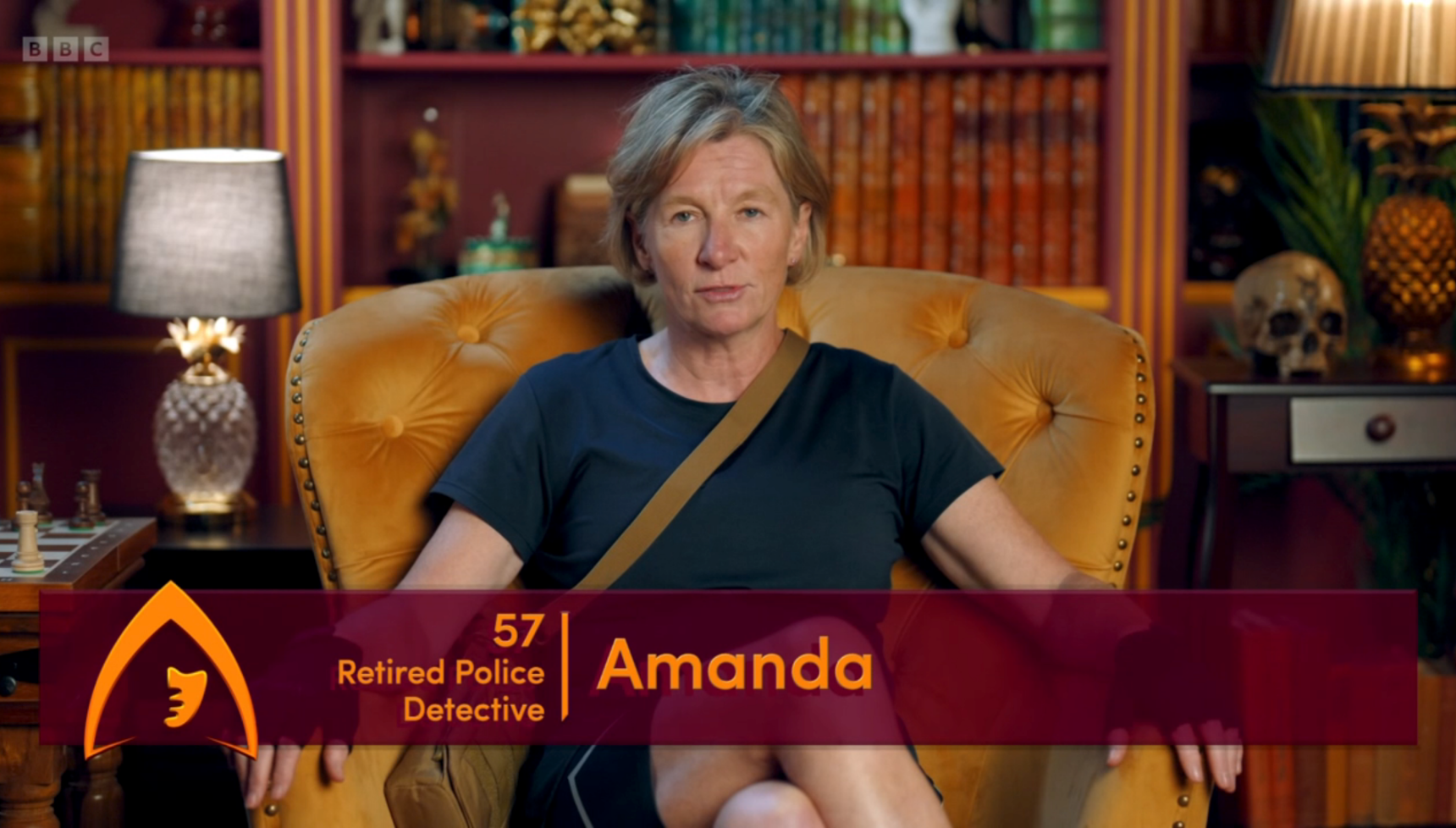 Amanda on The Traitors