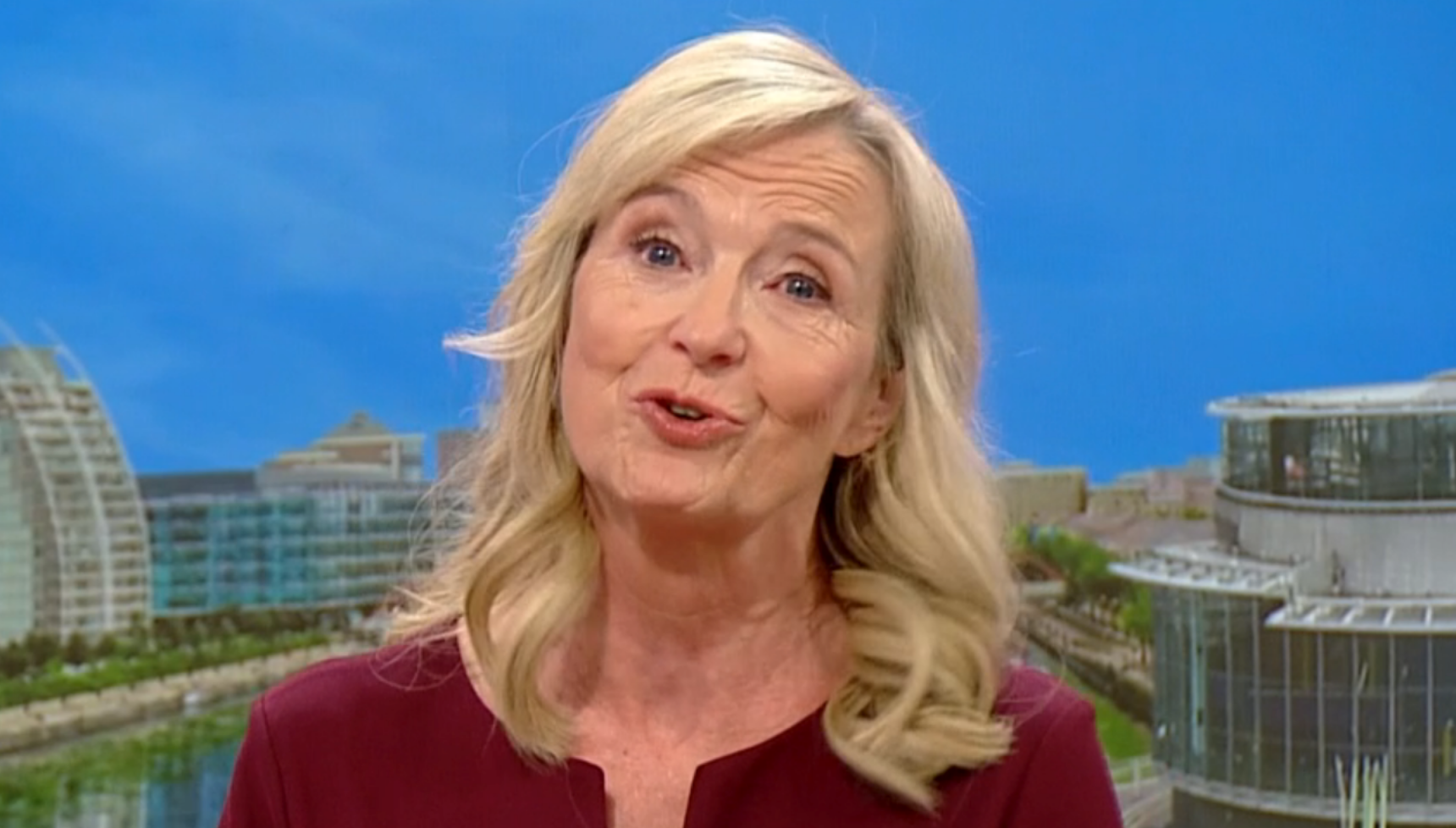 Carol Kirkwood on BBC Breakfast