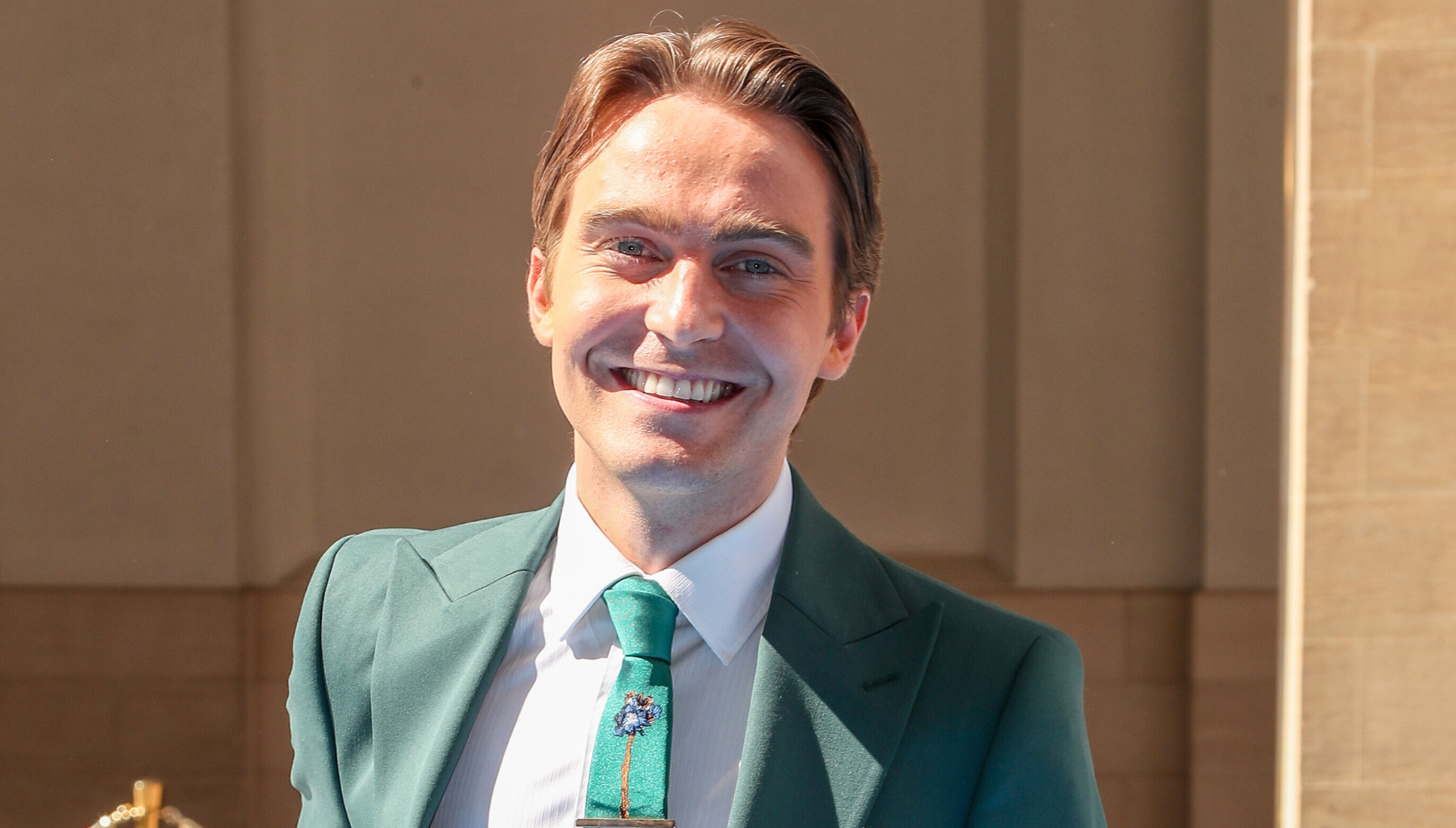 Barney Walsh smiling