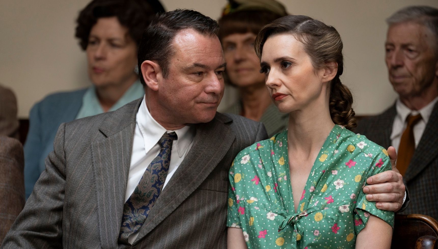 Andrew Lancel as Royce Holland and Sarah Beck Mather as Josie Holland