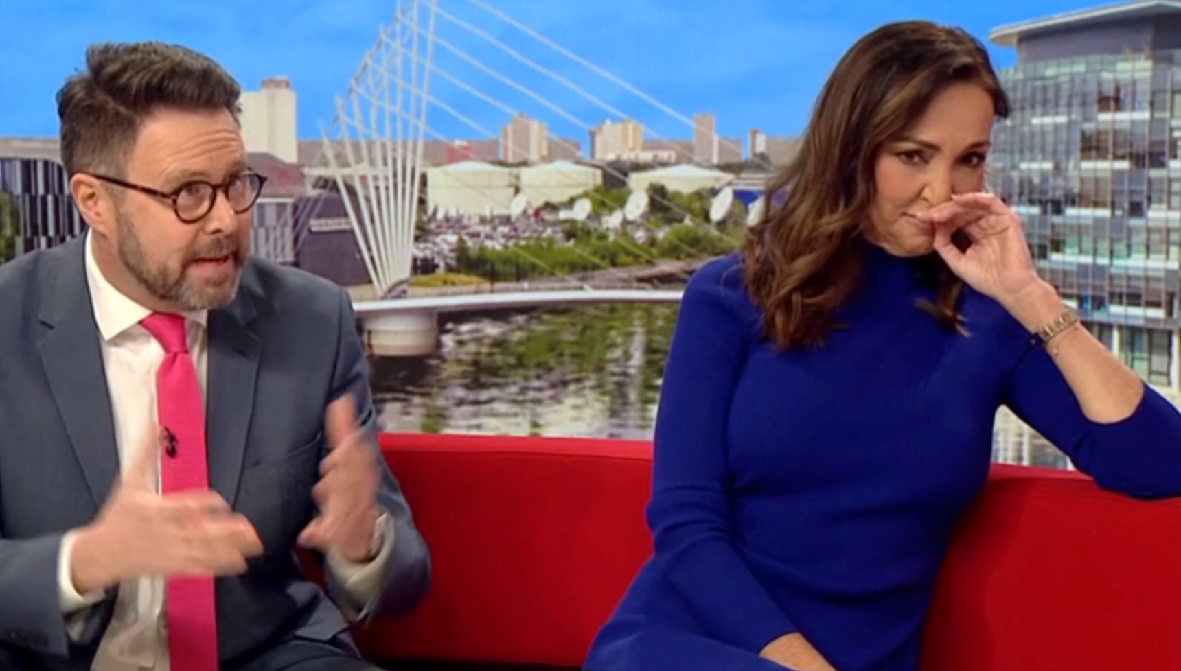 Sally Nugent and Jon Kay on BBC Breakfast
