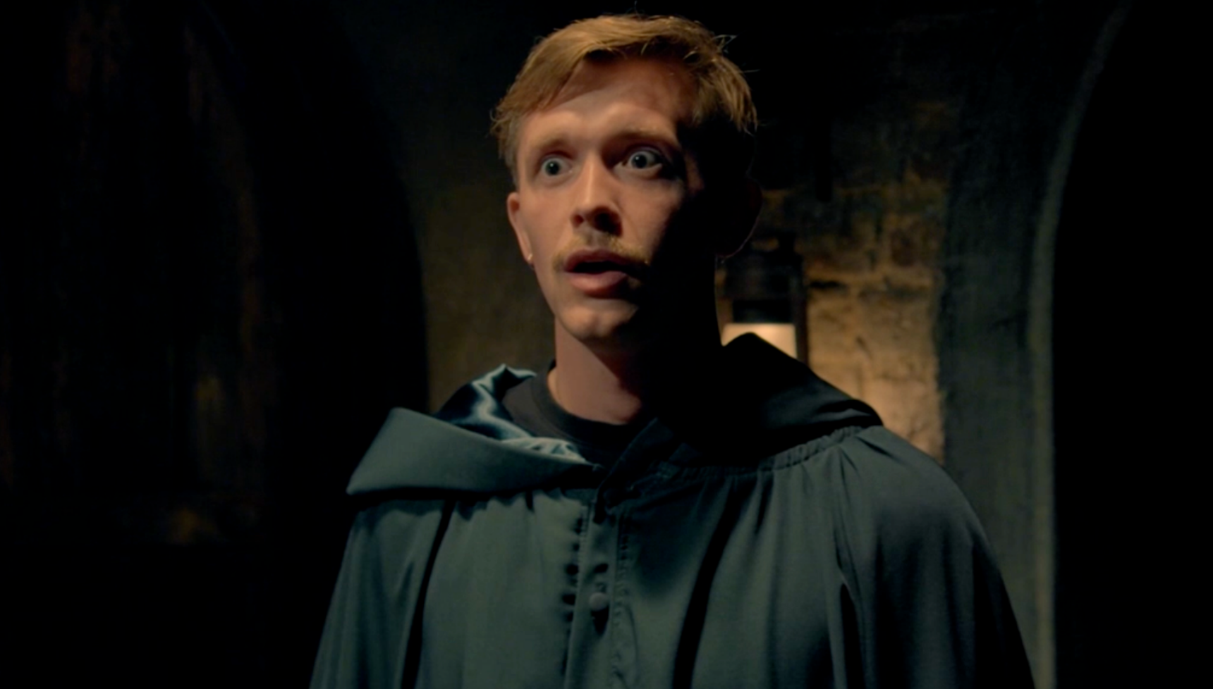 Stephen looking shocked on The Traitors