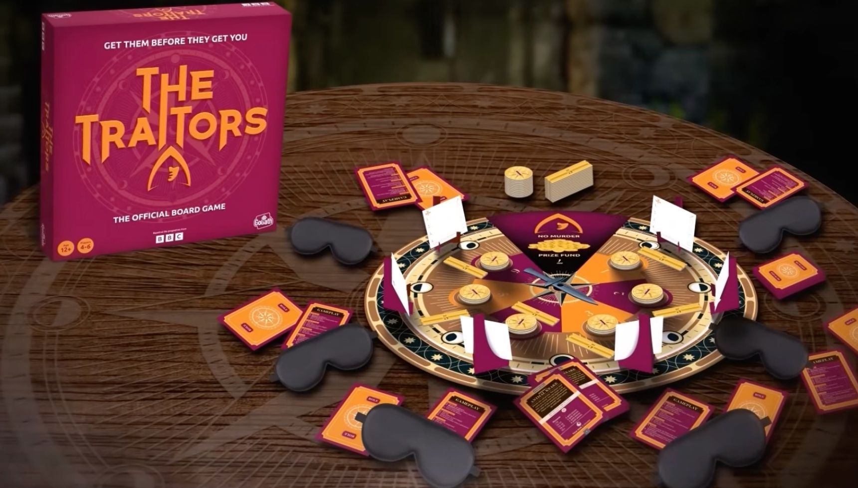 Traitors board game pack shot