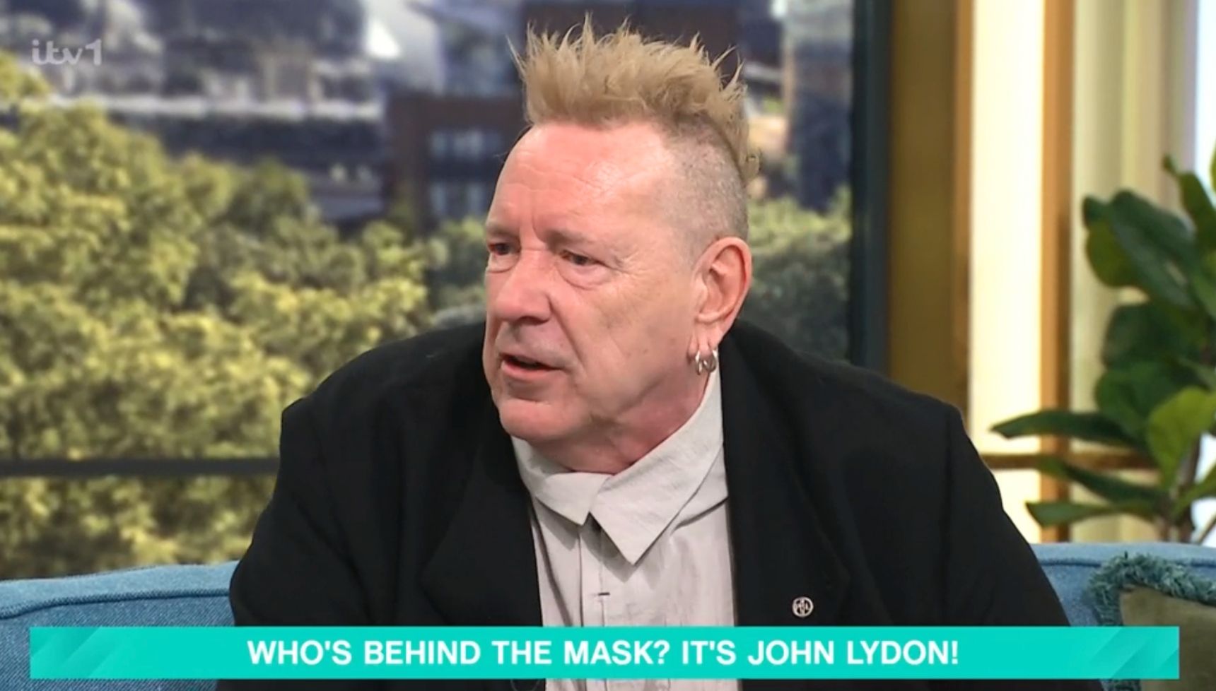 The Masked Singer's John Lydon on This Morning