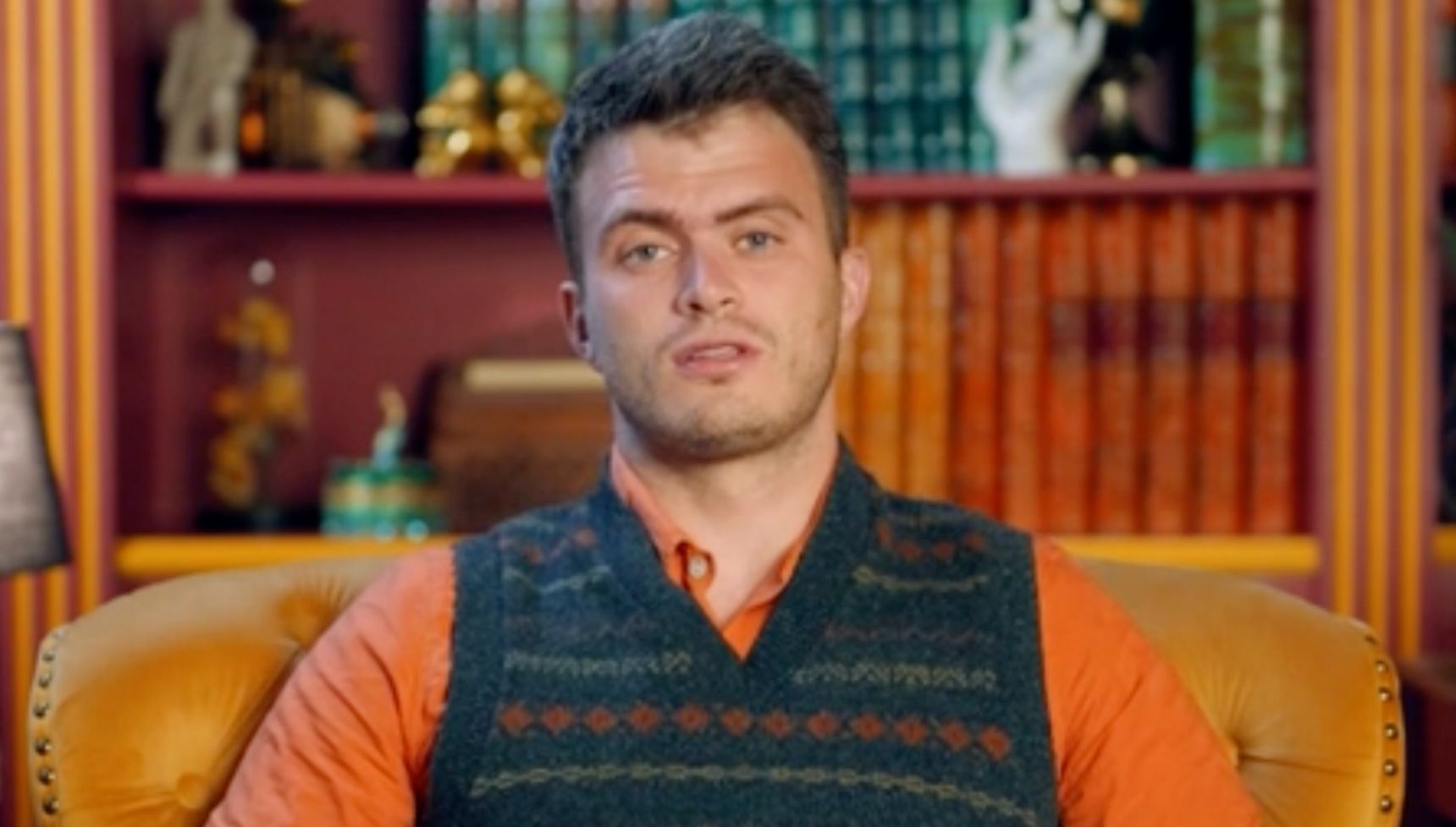 the traitors' Matty in tank top