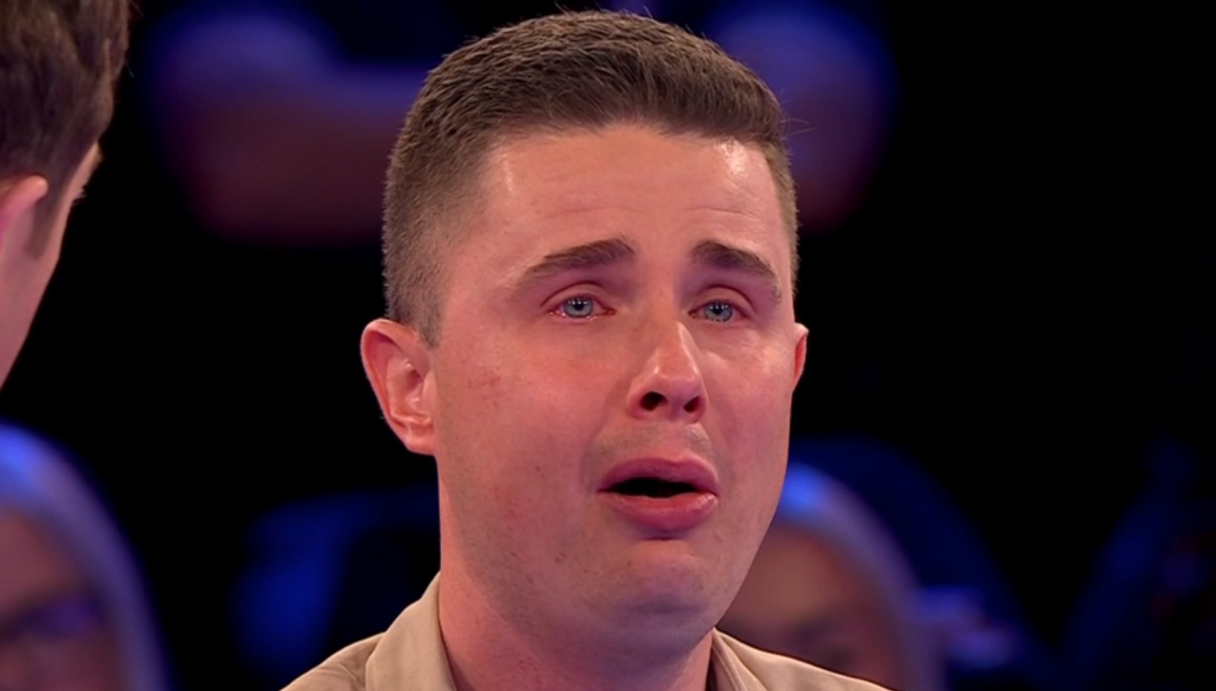 Luke crying on Deal or No Deal