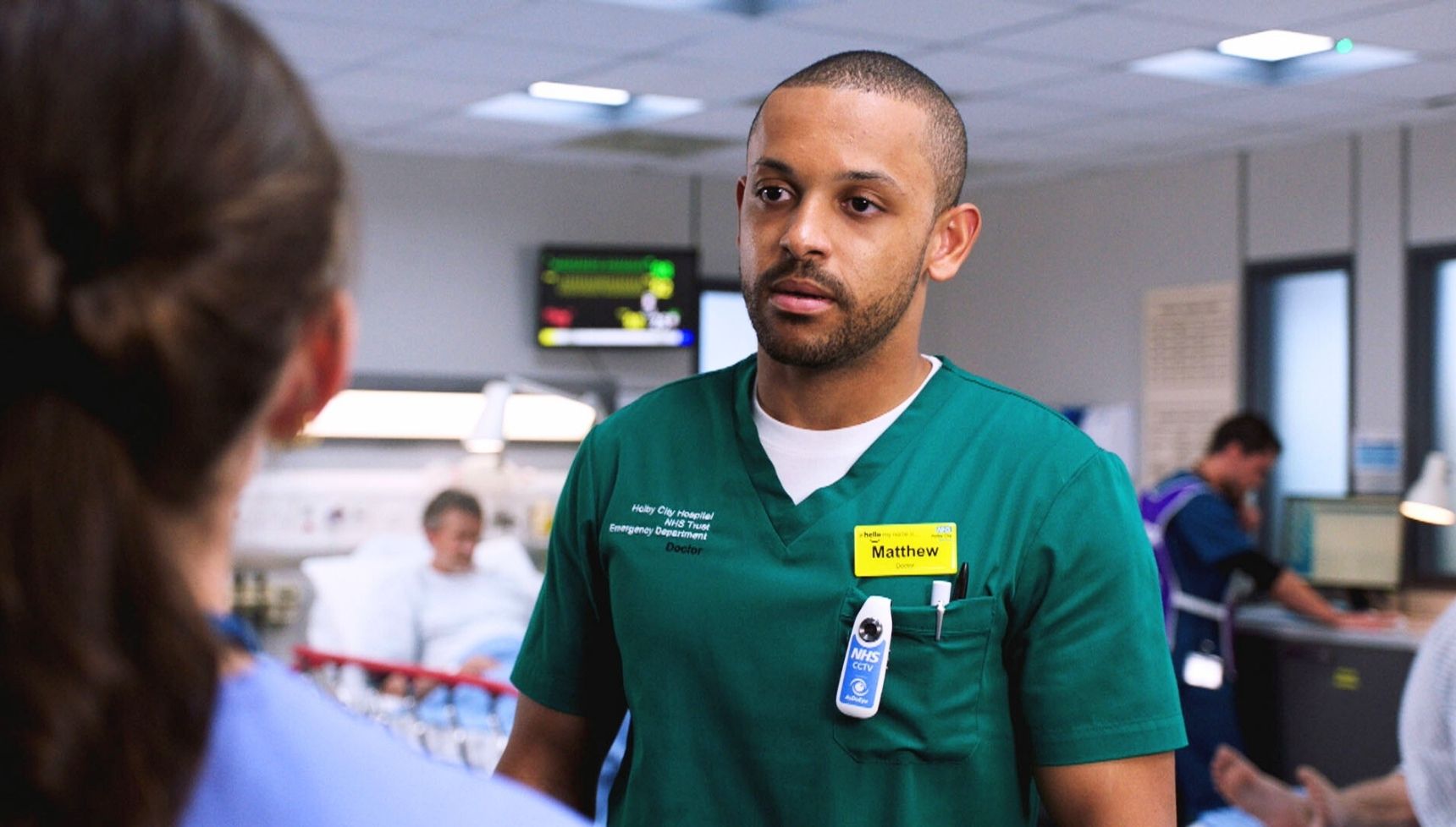 Matty looking upset as he realises he has made a mistake