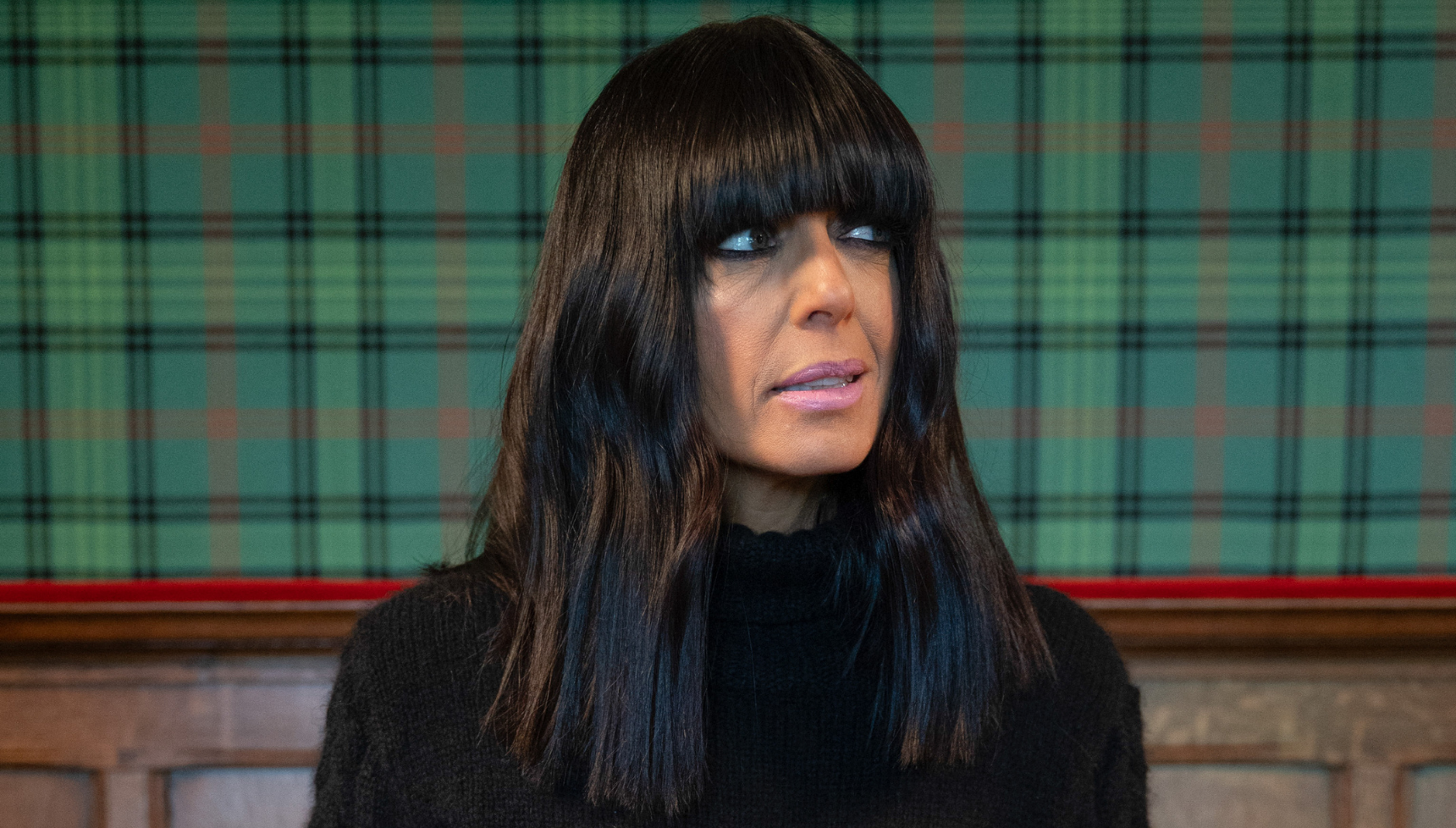 Claudia Winkleman on The Traitors