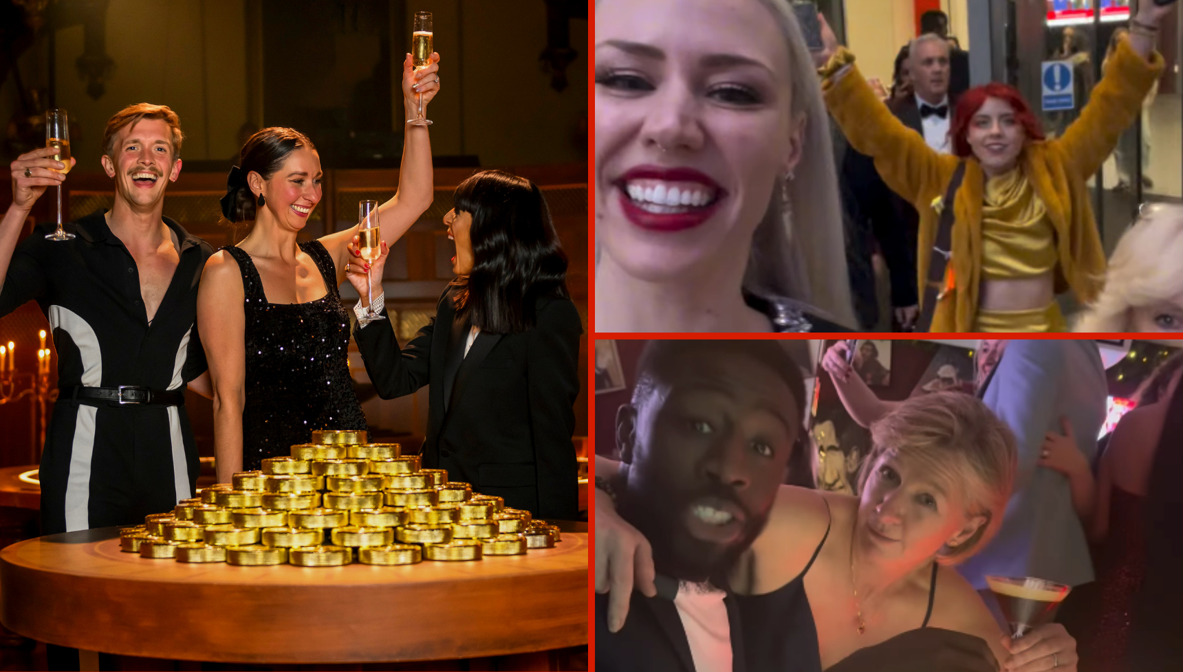 Inside the boozy Traitors wrap party as cast reunite: Reece's 'secret boyfriend'; Amanda falling over; star's baby bump