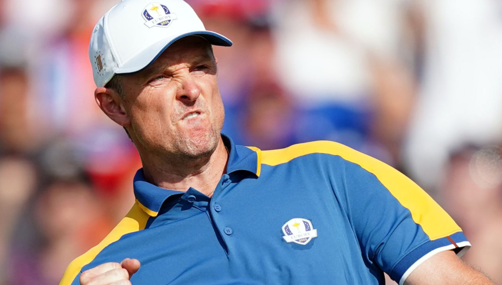 Justin Rose at the Ryder Cup 2025.