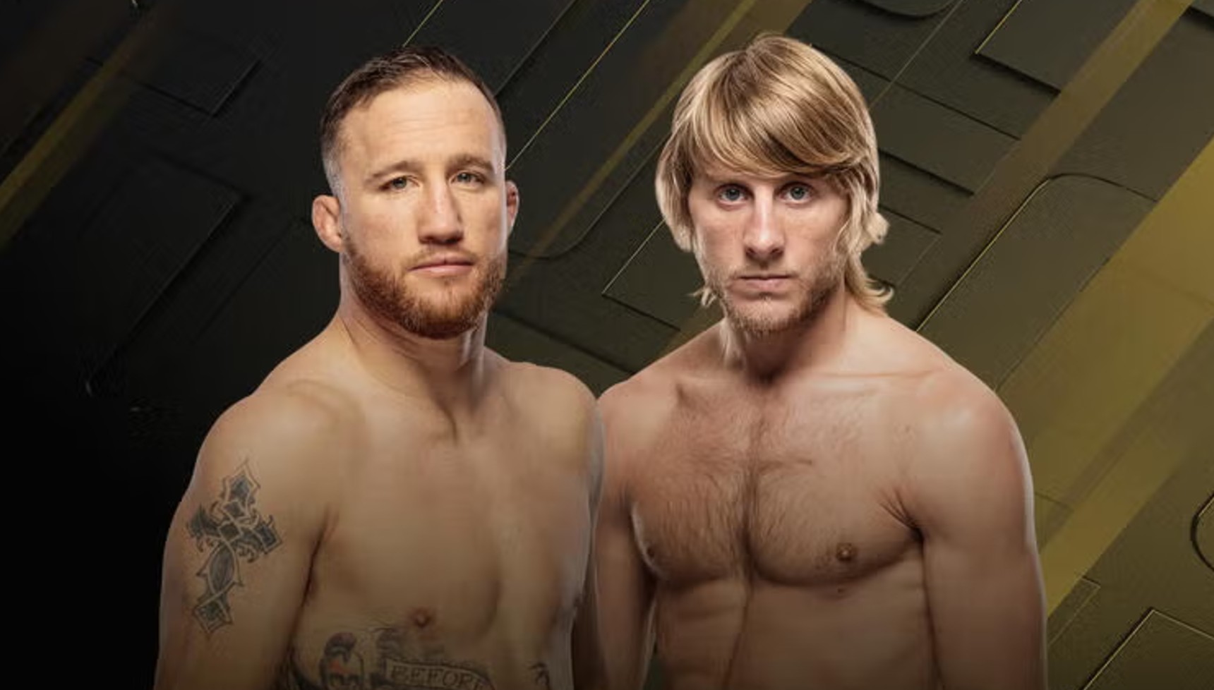 Justin Gaethje and Paddy Pimblett on the poster for UFC 324