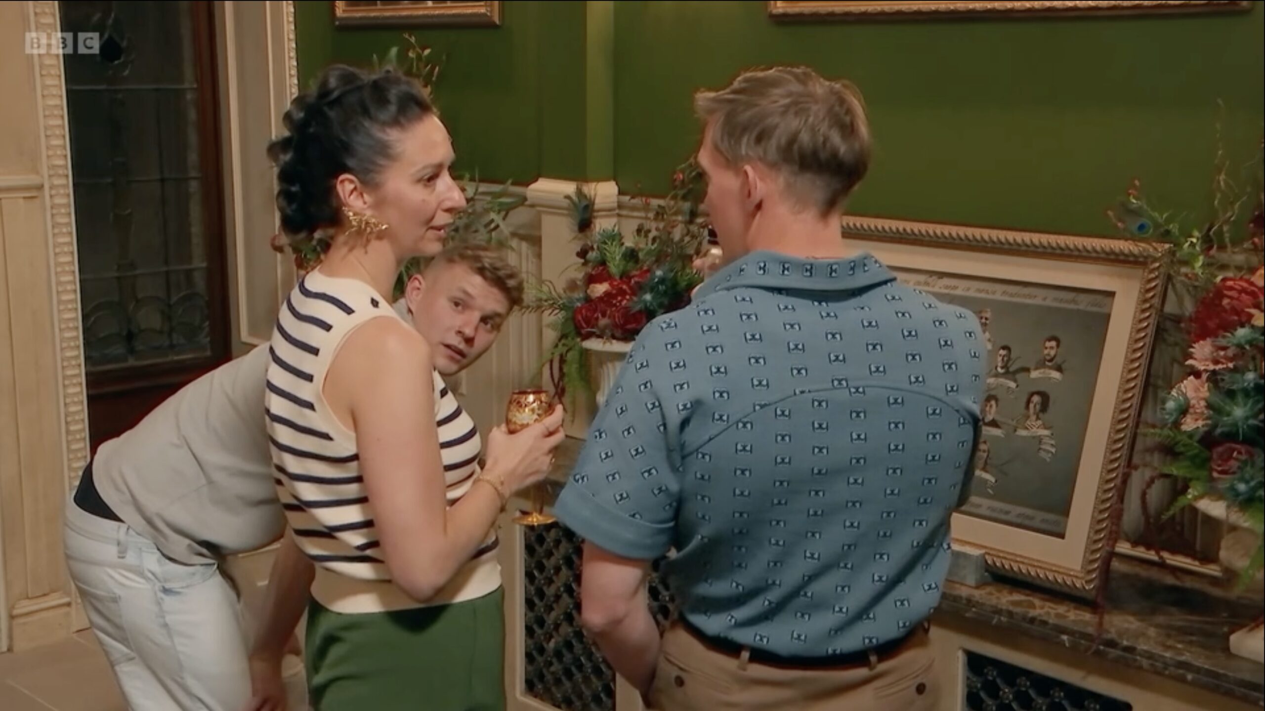 Reece, Rachel and Stephen on The Traitors