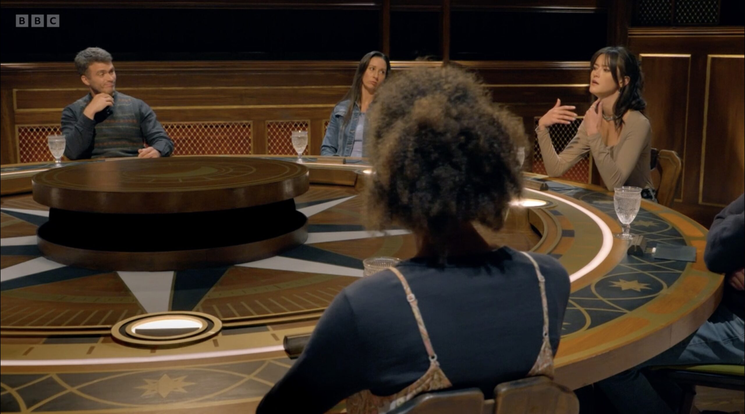 The Traitors round table