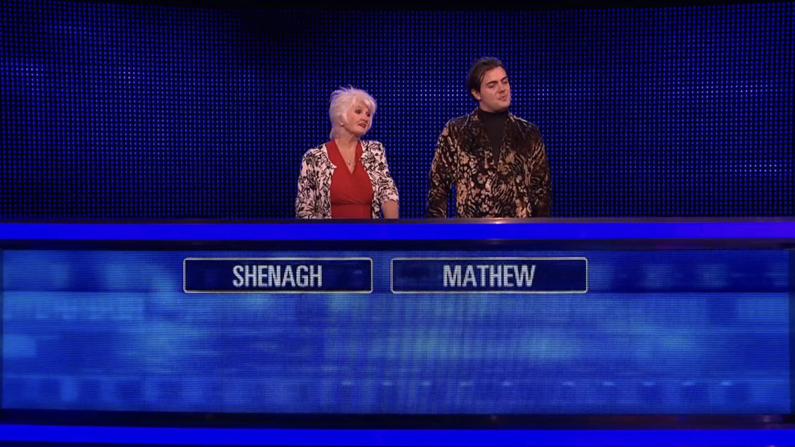 Shenagh and Matthew on The Chase
