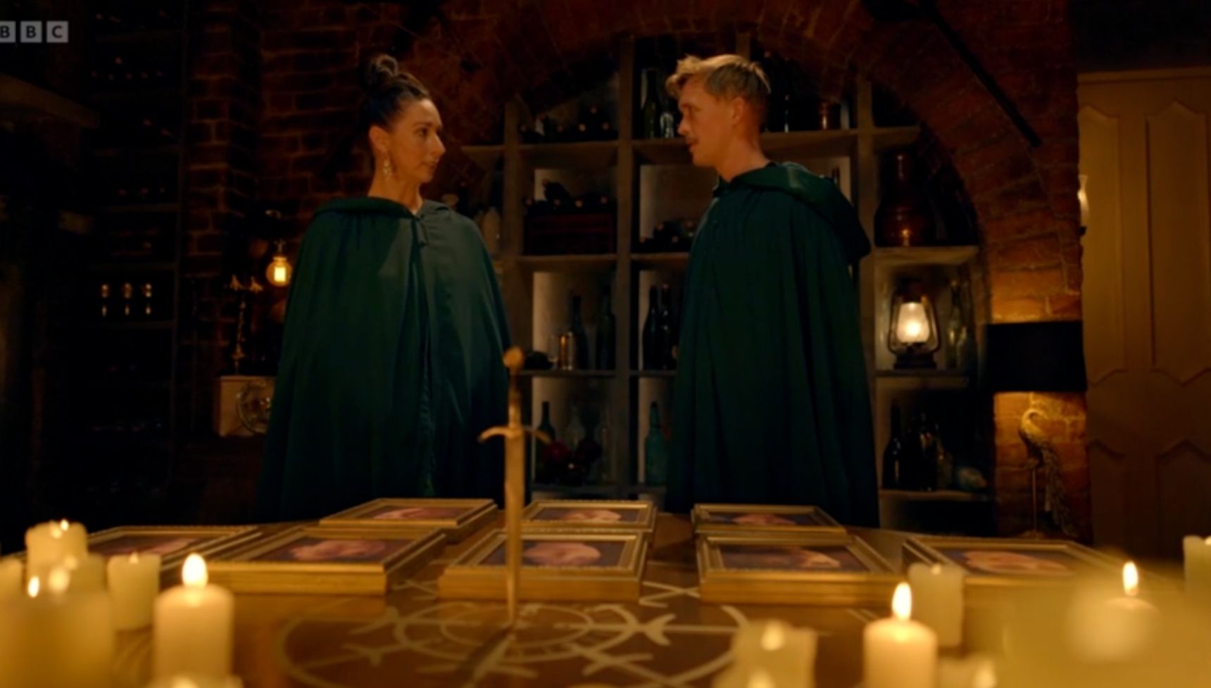 Rachel and Stephen on The Traitors