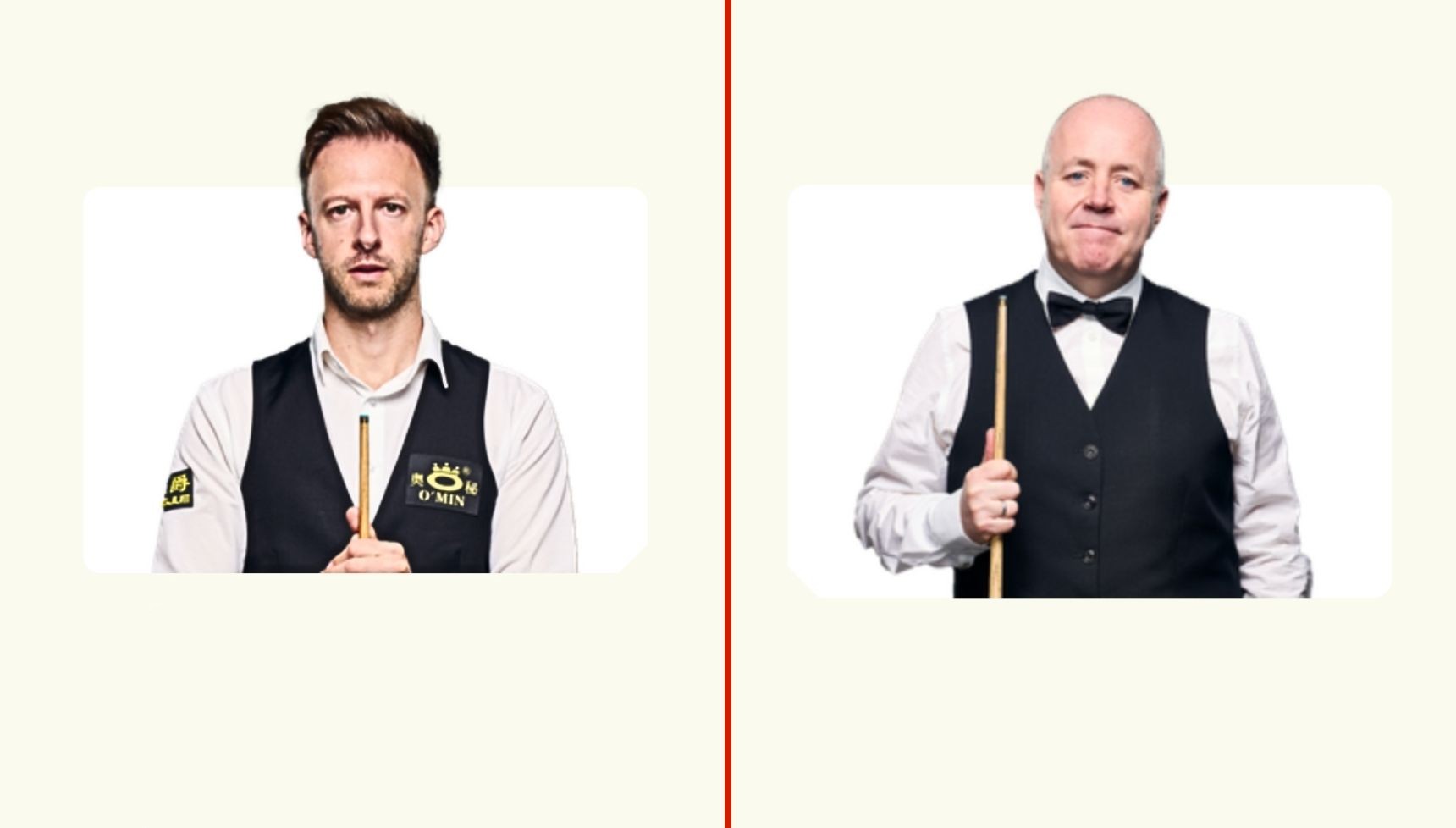 Judd Trump and John Higgins 