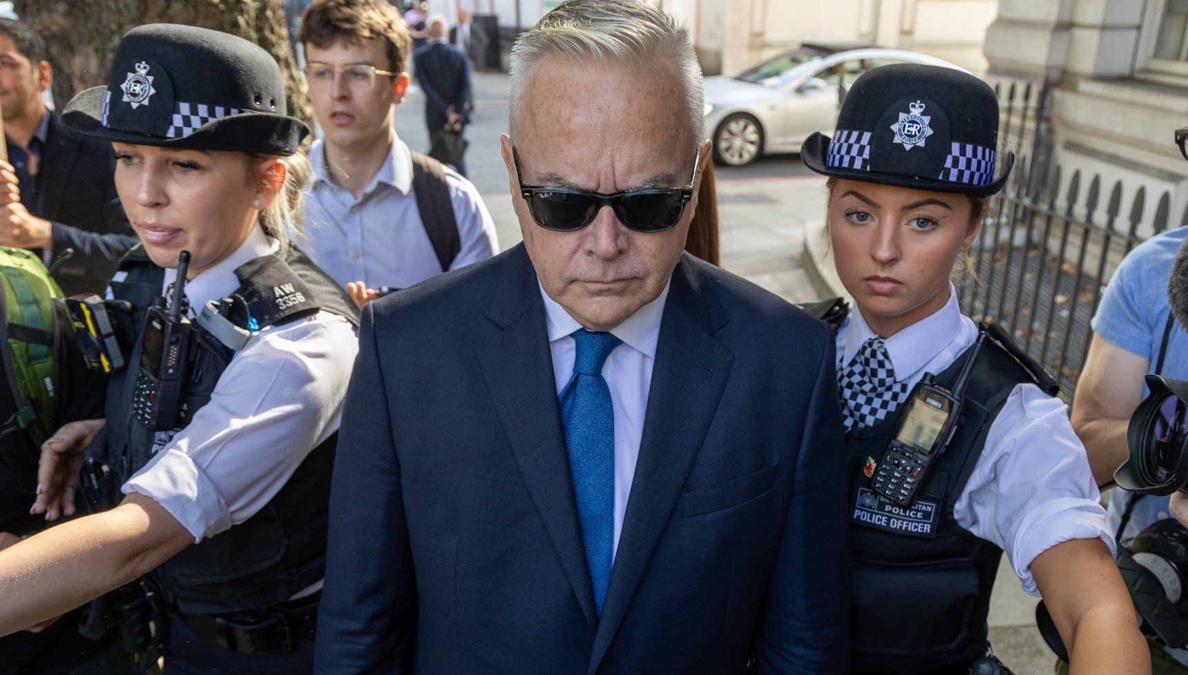 Huw Edwards Arrives At Court in Jul 2024