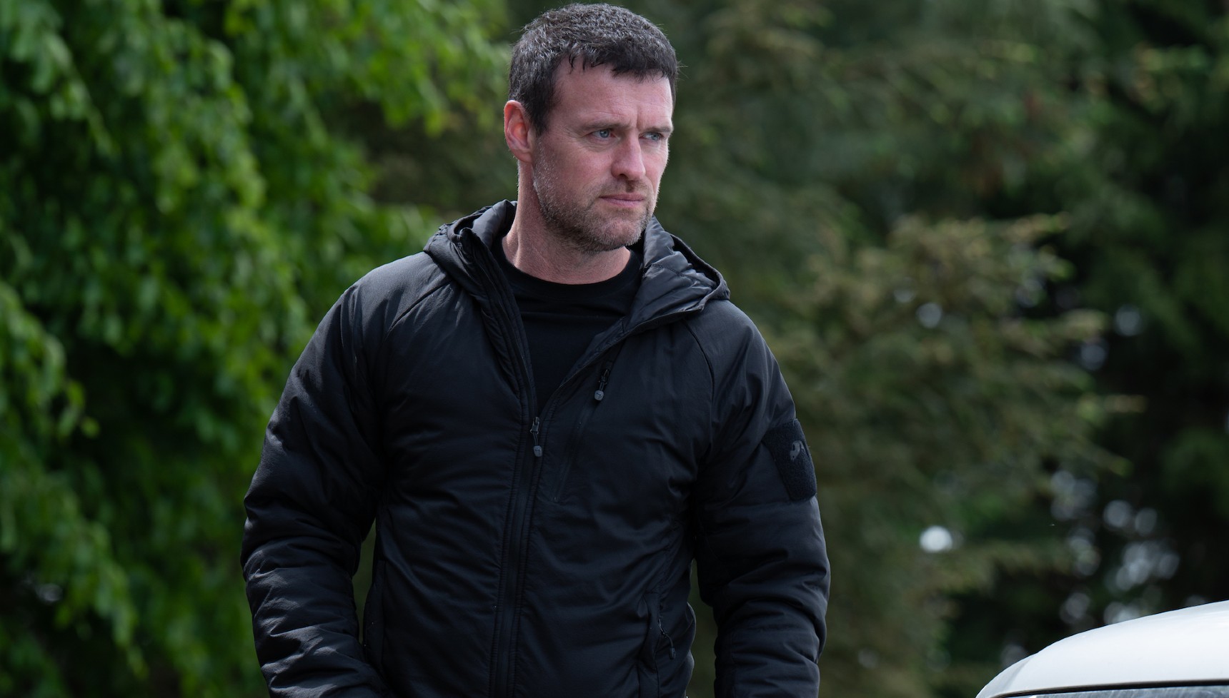 Jonas Armstrong as Lee Ellison in After the Flood series 1