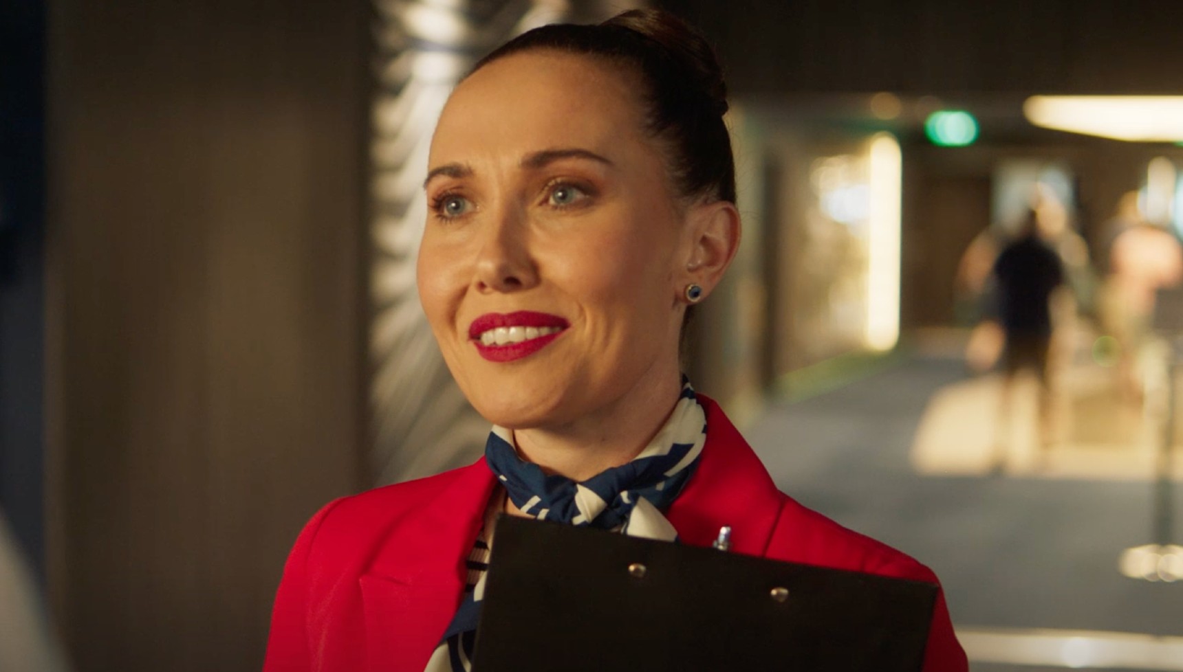 Rebecca Atkinson as Angela Boden in The Good Ship Murder