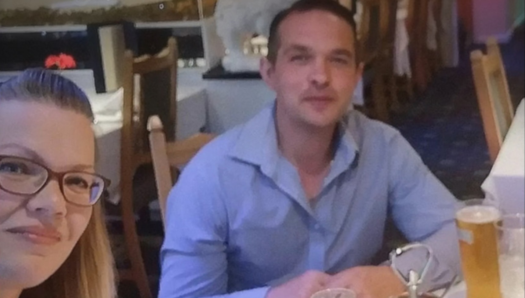 Fiona Beal and Nicholas Billingahm in happier times 