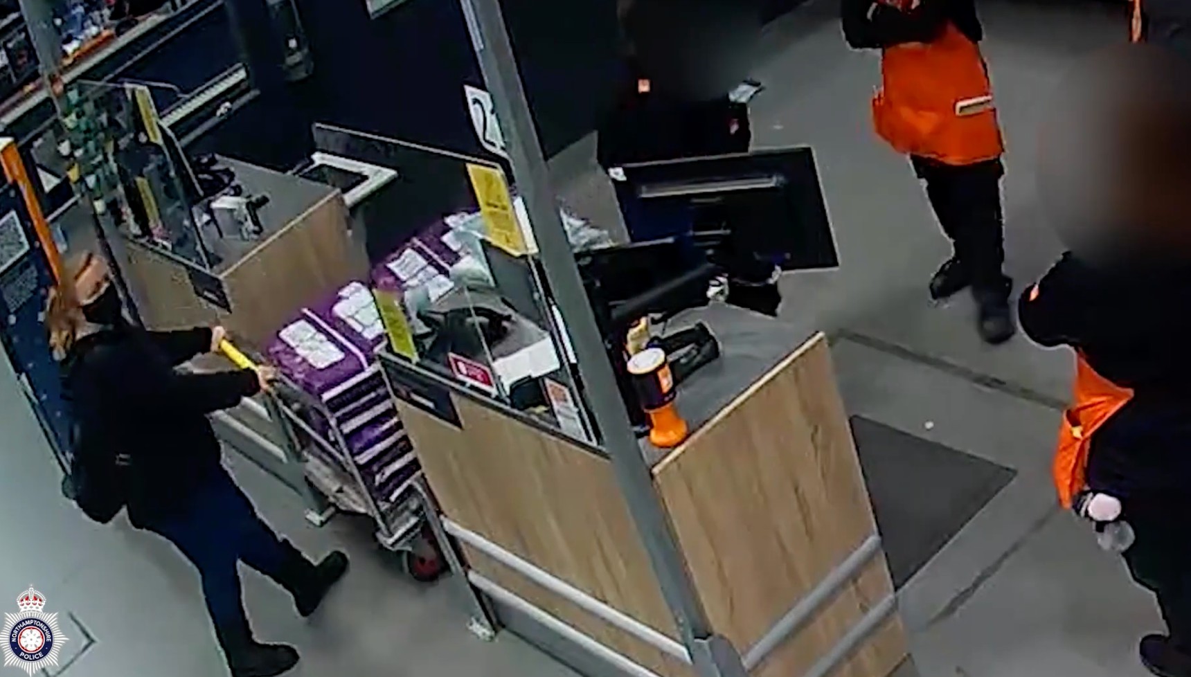 Fiona Beal buying soil in local supermarket