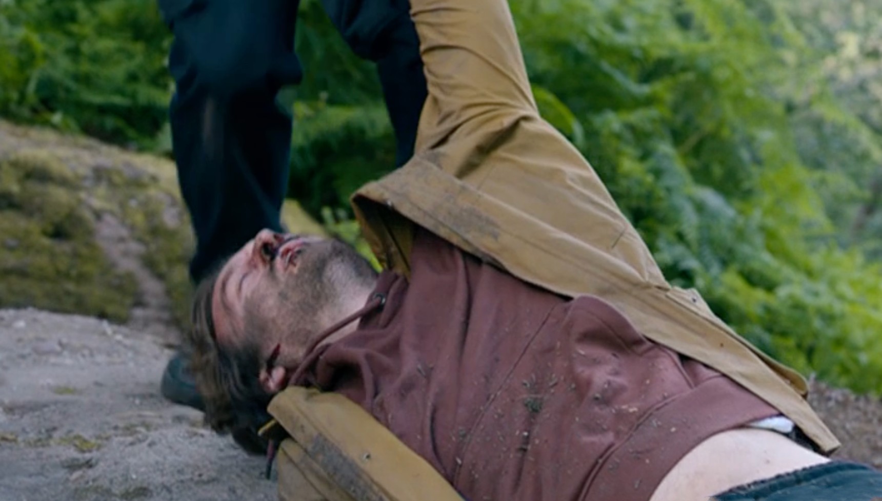 Mackie beat Pat to a pulp in After the Flood