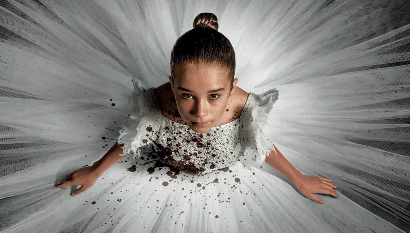 Alisha Weir in a ballerina dress