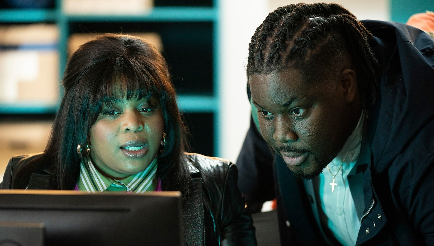 Gbemisola Ikumelo and Hammed Animashaun as Dom and Kay in Black Ops series 2
