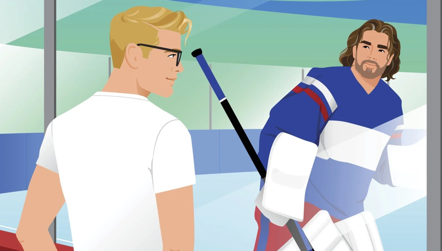 Kyle and Eric on the cover of Common Goal