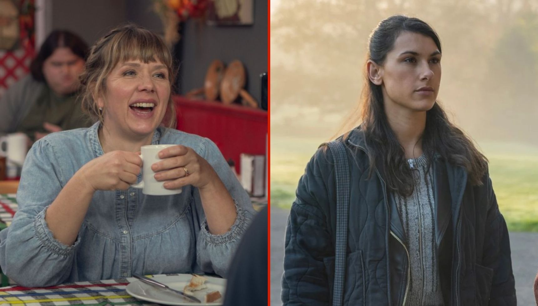 Kerry Godliman and Nina Singh in After Life and Art Detectives respectively