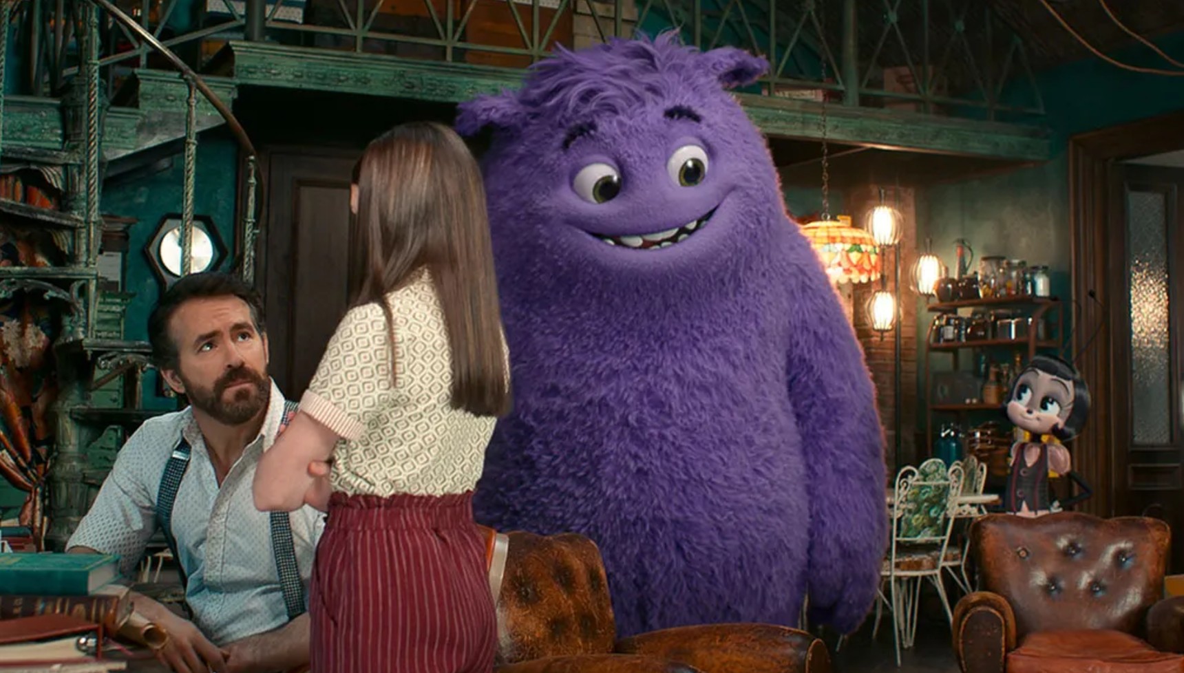 Ryan Reynolds, Cailey Fleming, and two IFs